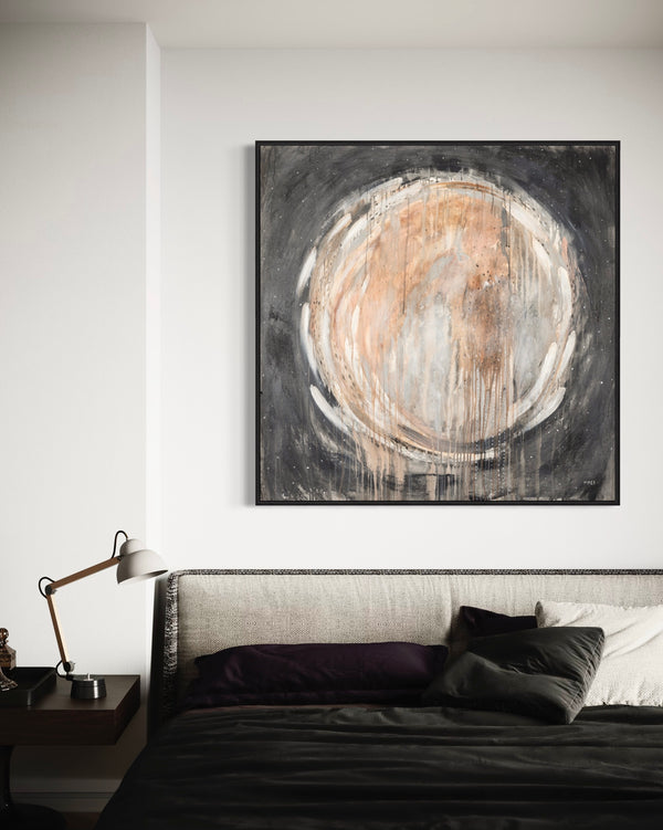 Myee Harlow DARK MOON EMBRACE CANVAS PRINT